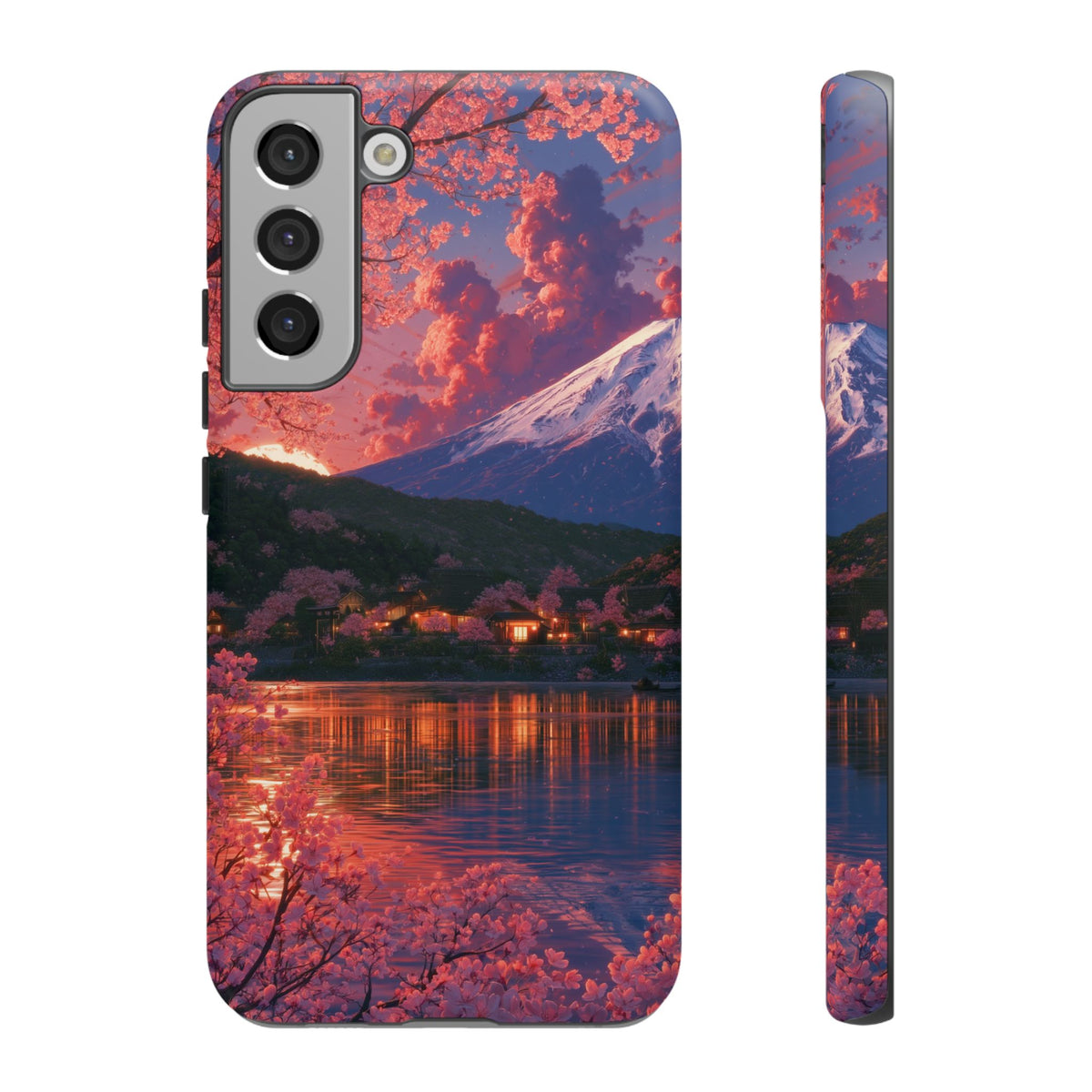 Sakura Lakeside Village Samsung Galaxy Tough Phone Case