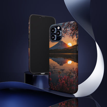 Fuji Golden Reflection iPhone Tough Phone Case
