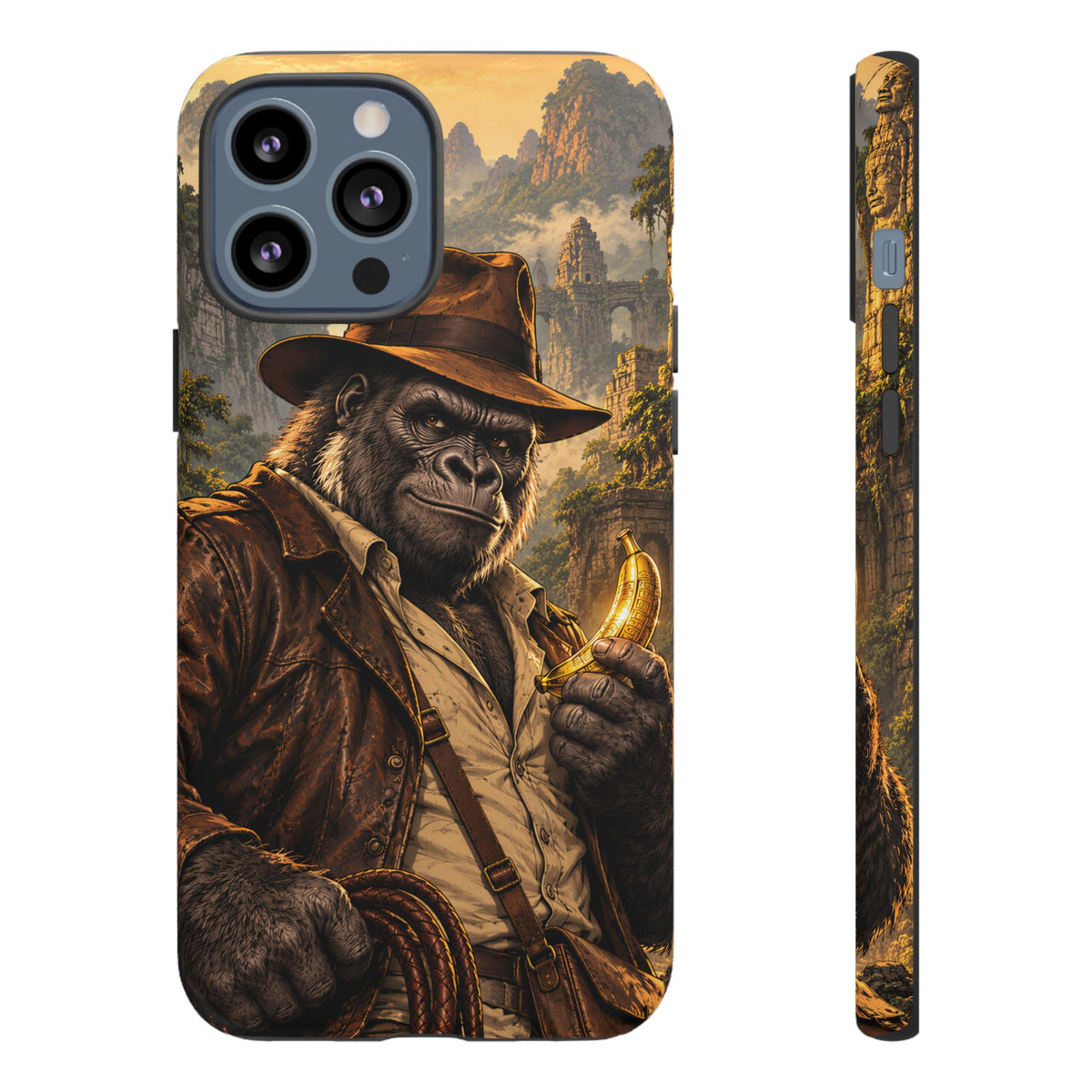 Adventure Gorilla iPhone Tough Case | Temple of Bananas