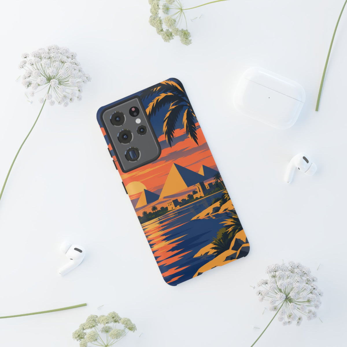 The Pyramids — Nile Dusk Samsung Galaxy Tough Case
