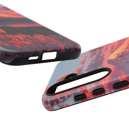 Fuji Rose Horizon Samsung Galaxy Tough Phone Case