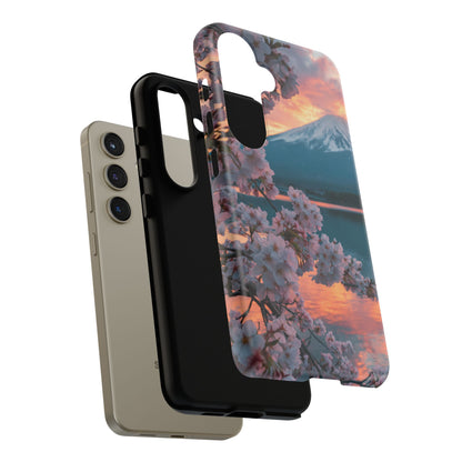 Fuji Petal Reflection Samsung Galaxy Tough Phone Case