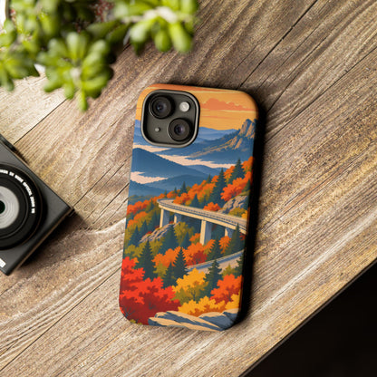 Blue Ridge Parkway — Viaduct Morning iPhone Tough Case