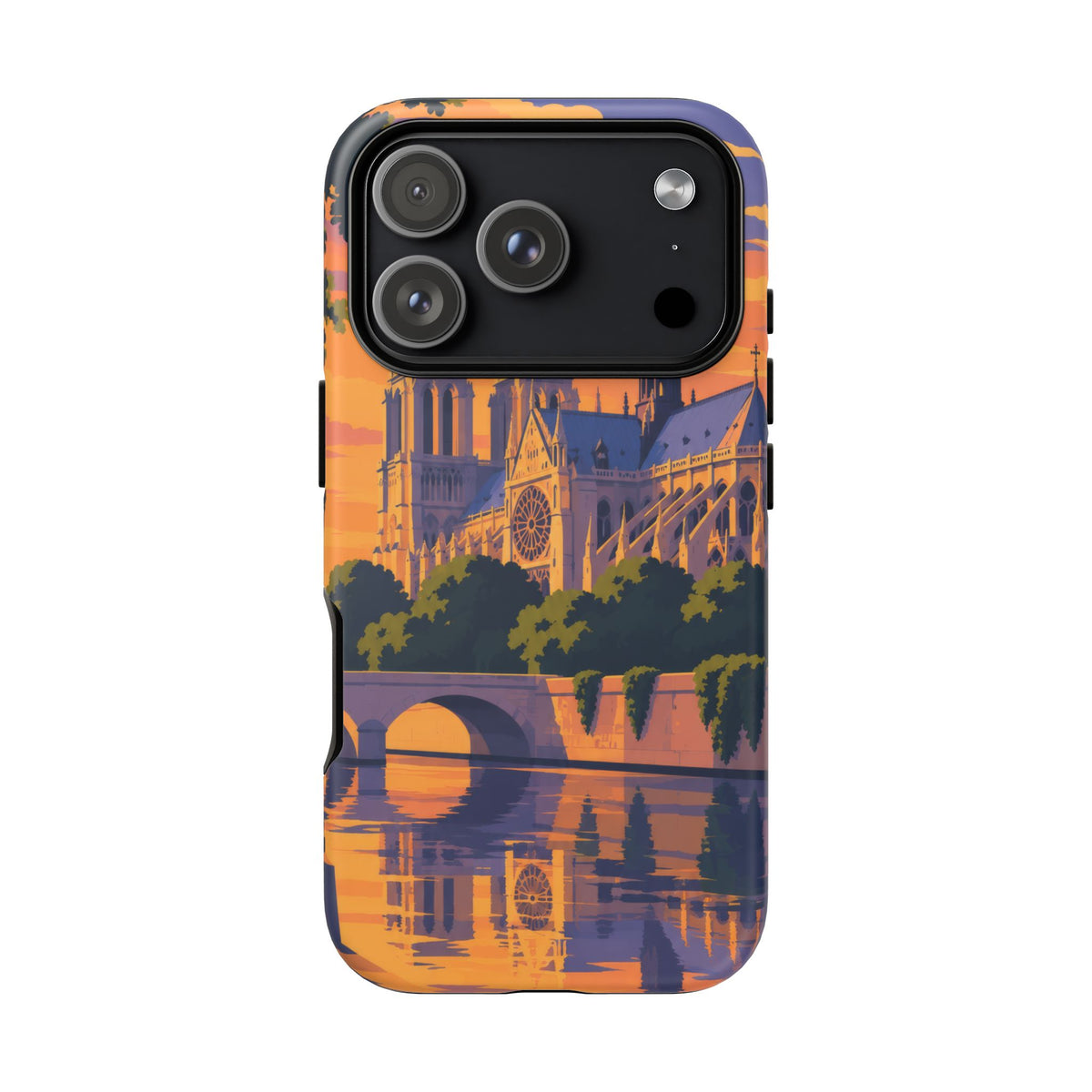 Notre Dame — Cathedral Twilight iPhone Tough Case
