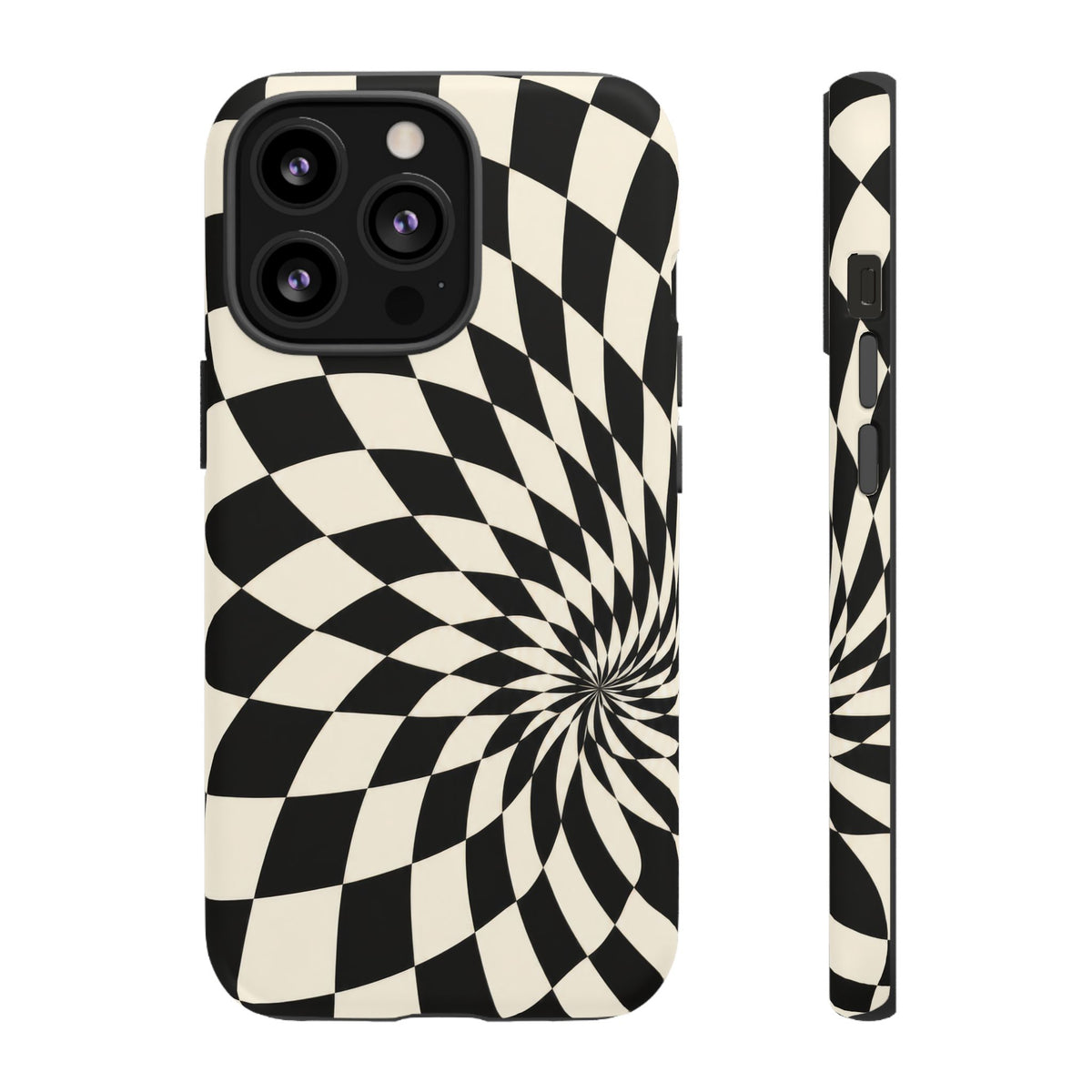 Twist Theory iPhone Tough Case | Optical Checkerboard