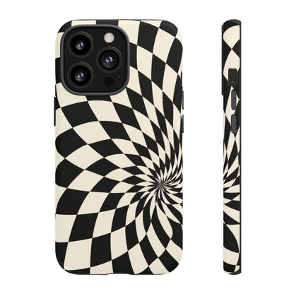 Twist Theory iPhone Tough Case | Optical Checkerboard