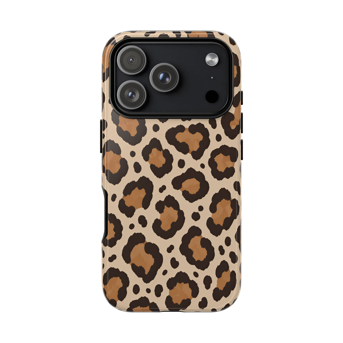 Leopard Print iPhone Tough Case | Cocoa Wildcat