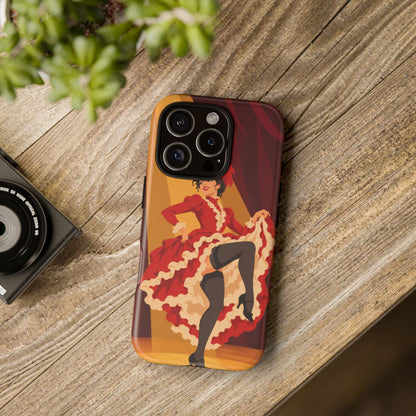 Moulin Rouge Dancer — Crimson Cabaret iPhone Tough Case | cabaret dancer