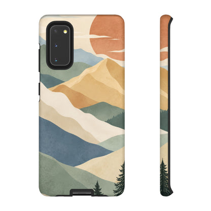 Sage Summit Samsung Galaxy Tough Case | abstract mountains