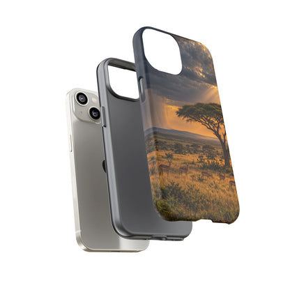 Stormlight on the Mara iPhone Tough Case | african storm