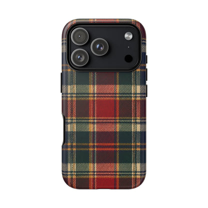 Highland Holiday iPhone Tough Case | christmas plaid