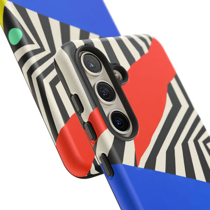 Broken Signal Samsung Galaxy Tough Case | Optical Stripe Art