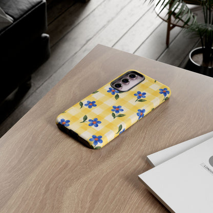 Buttercup Picnic Samsung Galaxy Tough Case | yellow gingham