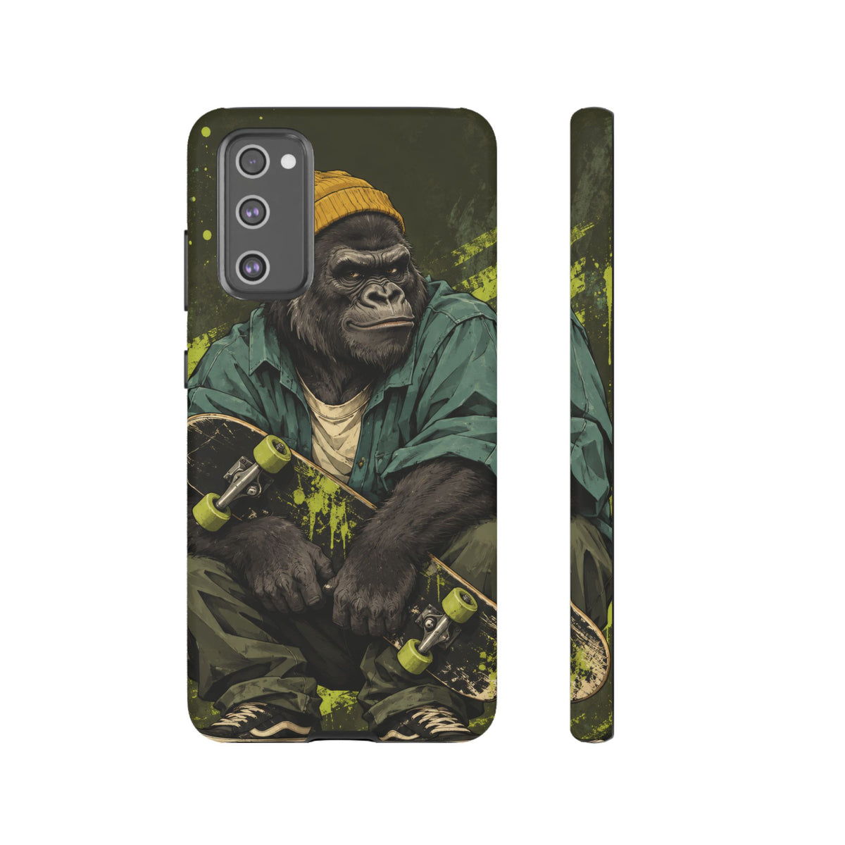 Concrete Jungle Samsung Galaxy Tough Case | Skater Gorilla Illustration