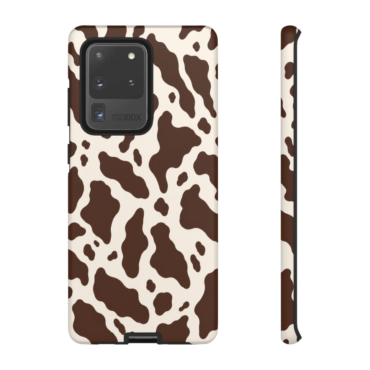 Cocoa Ranch Samsung Galaxy Tough Case | Brown Cow Print