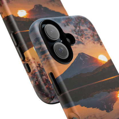Fuji Golden Reflection iPhone Tough Phone Case