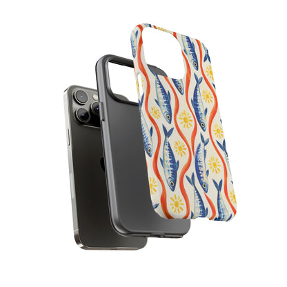 Sardine Social iPhone Tough Case | sardine print