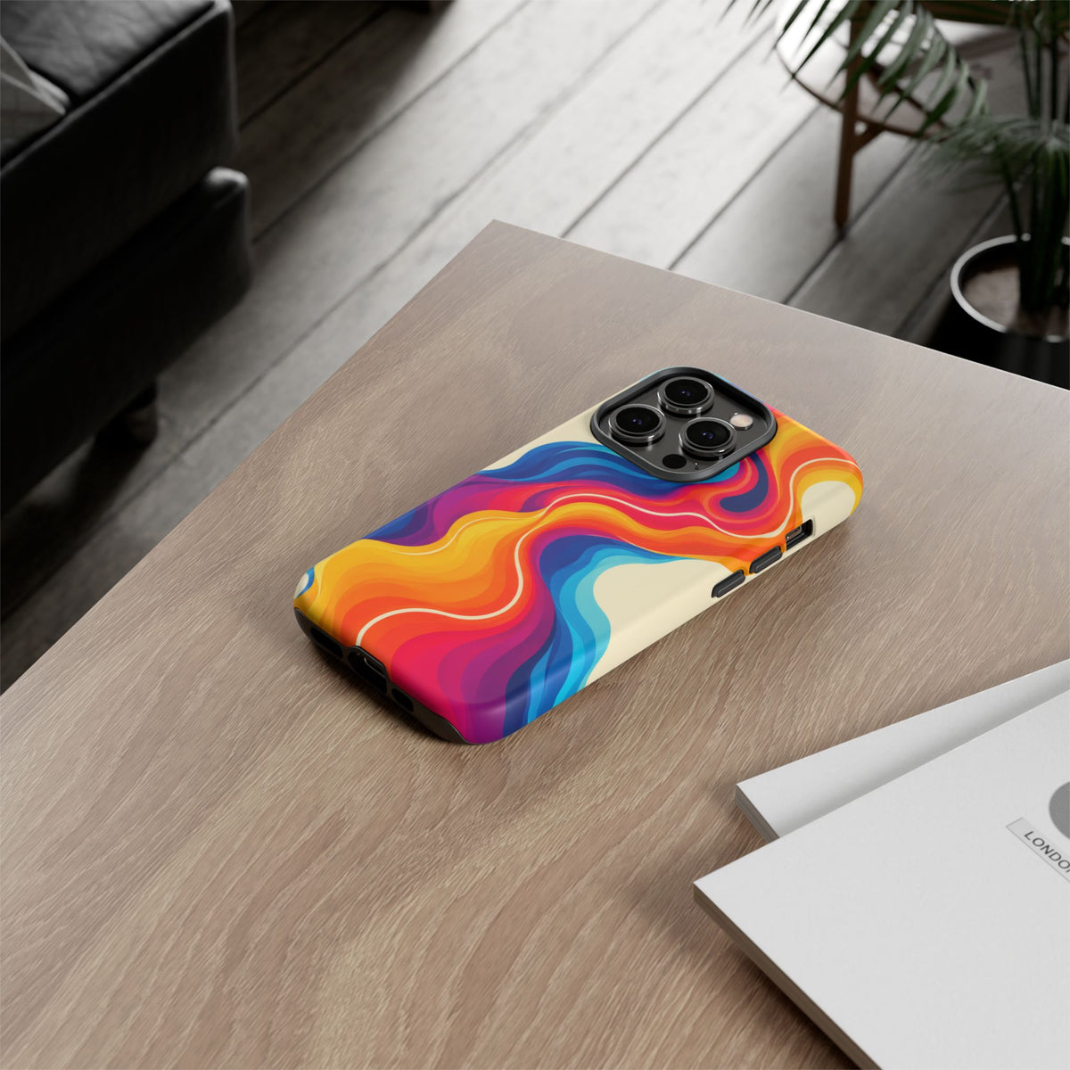 Electric Tide iPhone Tough Case | psychedelic wave