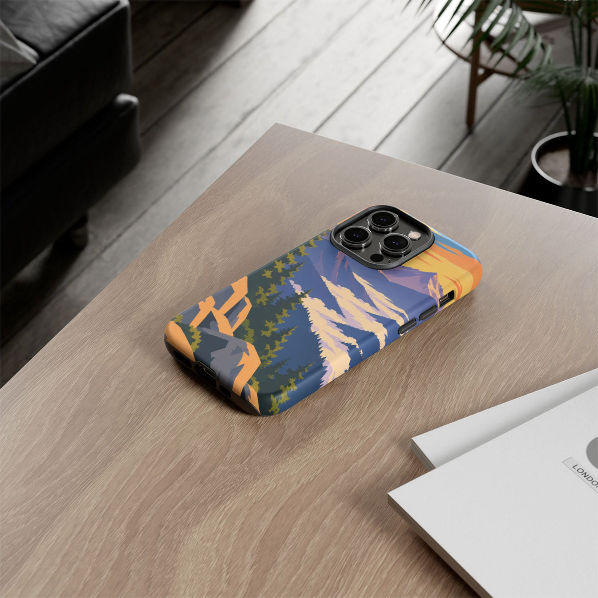 Misty Mountains — Amethyst Pass iPhone Tough Case
