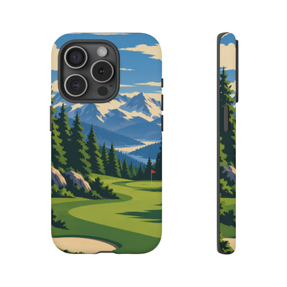 Mountain Golf — Alpine Fairway iPhone Tough Case