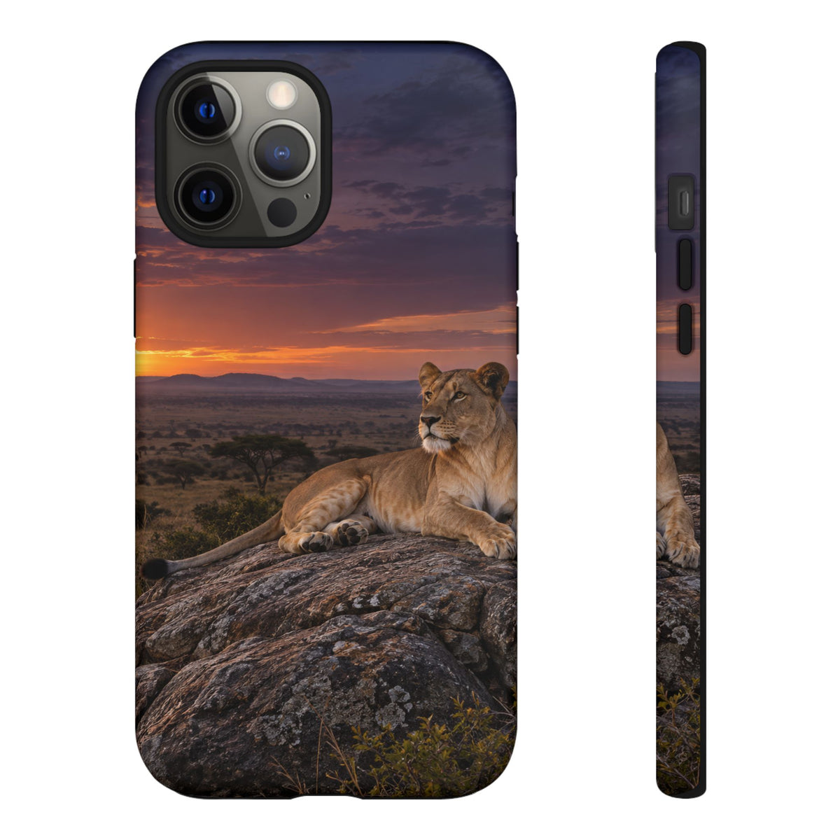 Lioness in the Blue Hour iPhone Tough Case