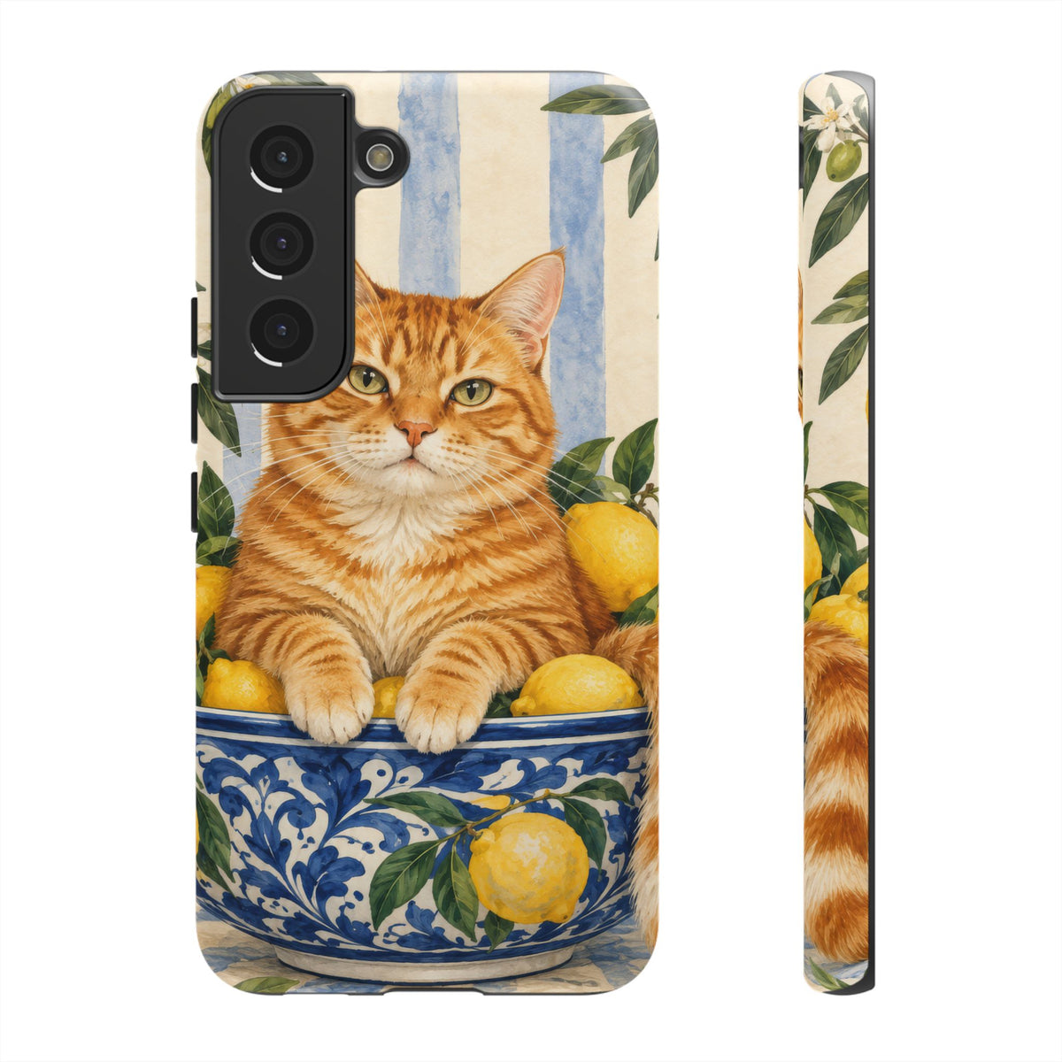 Citrus Inspector Samsung Galaxy Tough Case | ginger cat