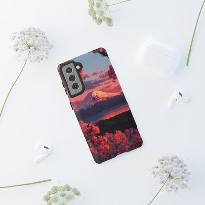 Fuji Rose Horizon Samsung Galaxy Tough Phone Case