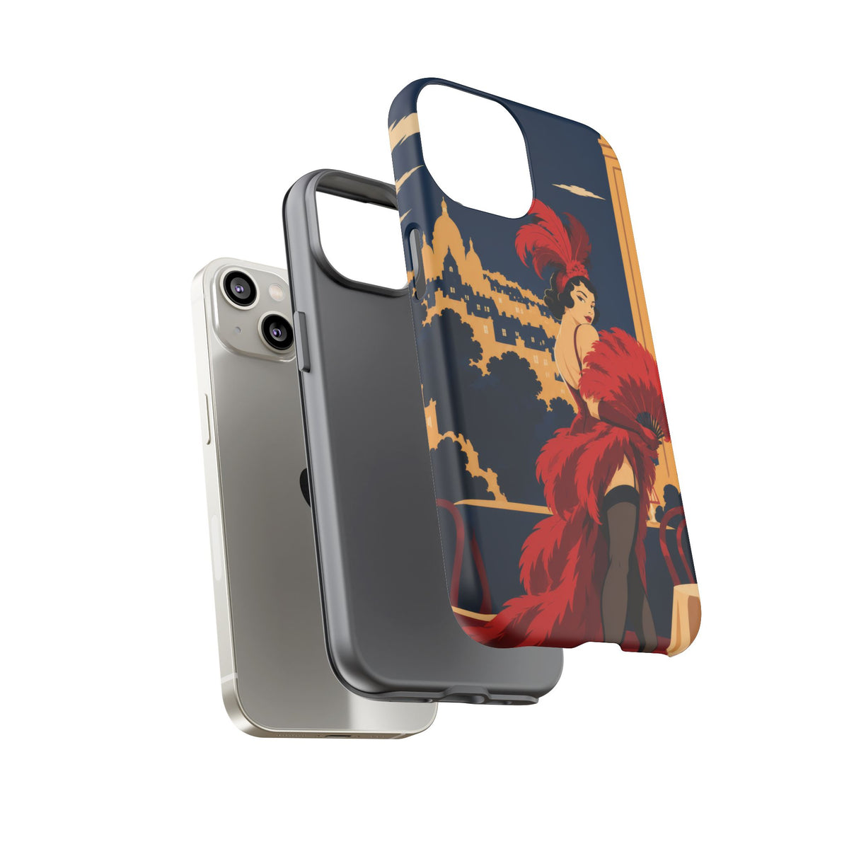 Moulin Rouge Dancer — Velvet Encore iPhone Tough Case | cabaret dancer