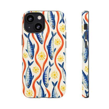 Sardine Social iPhone Tough Case | sardine print
