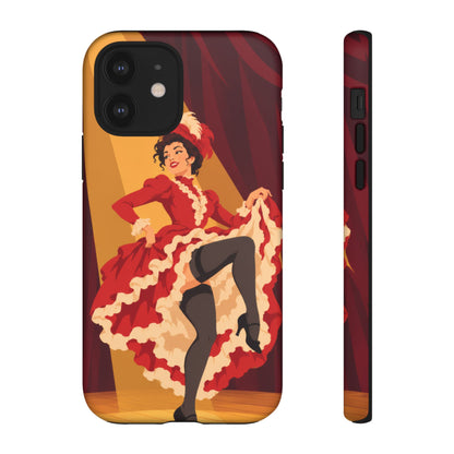 Moulin Rouge Dancer — Crimson Cabaret iPhone Tough Case | cabaret dancer