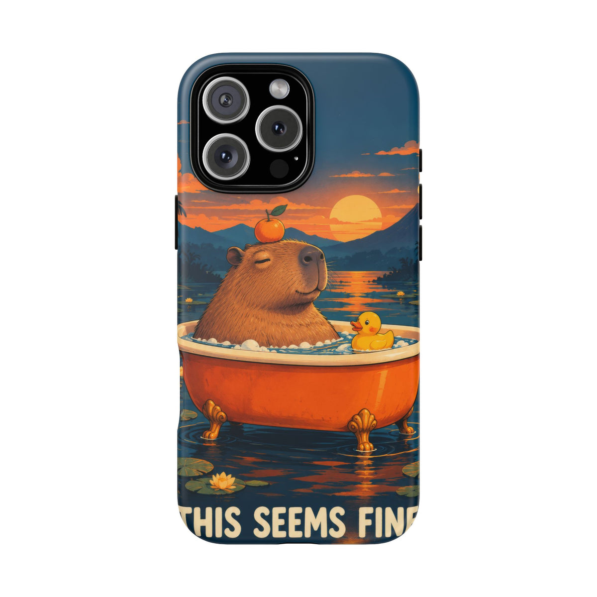 Minor Inconvenience iPhone Tough Case | funny capybara