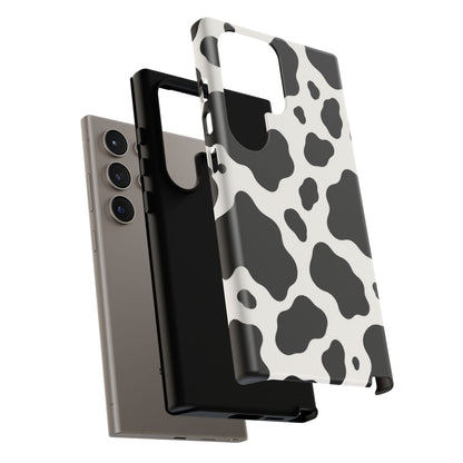Classic Holstein Samsung Galaxy Tough Case | Black & White Cow Print