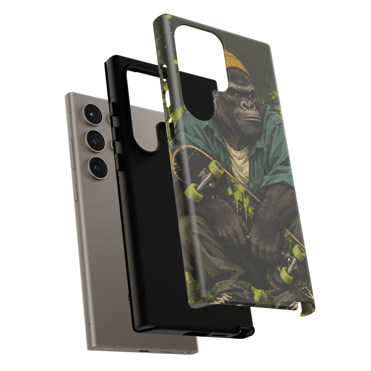 Concrete Jungle Samsung Galaxy Tough Case | Skater Gorilla Illustration