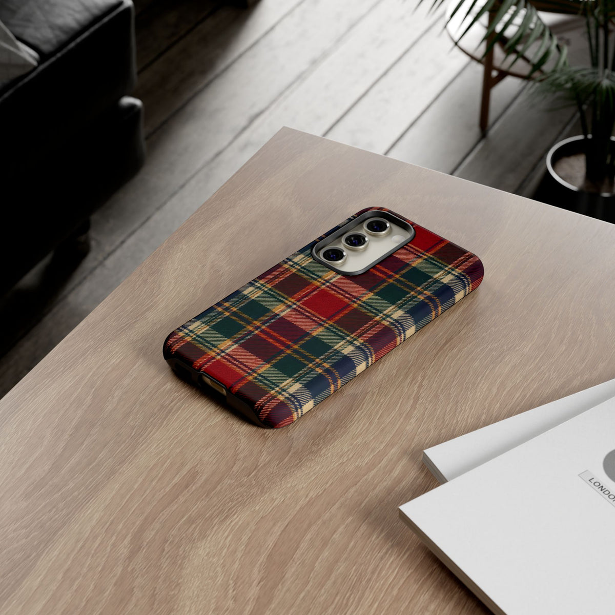 Highland Holiday Samsung Galaxy Tough Case | christmas plaid