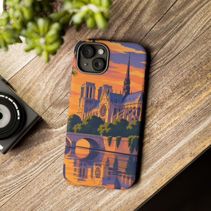 Notre Dame — Cathedral Twilight iPhone Tough Case