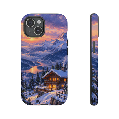 Alpine Hearth iPhone Tough Case | winter cabin