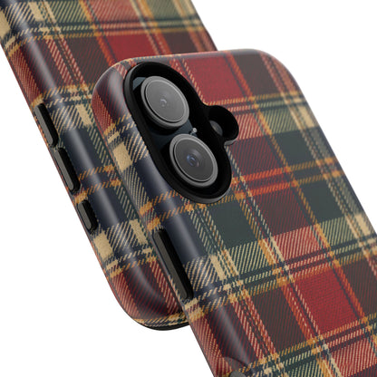 Highland Holiday iPhone Tough Case | christmas plaid