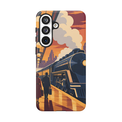 Travel by Train — Night Departure Samsung Galaxy Tough Case | train travel
