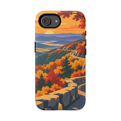 Skyline Drive — Overlook Gold iPhone Tough Case