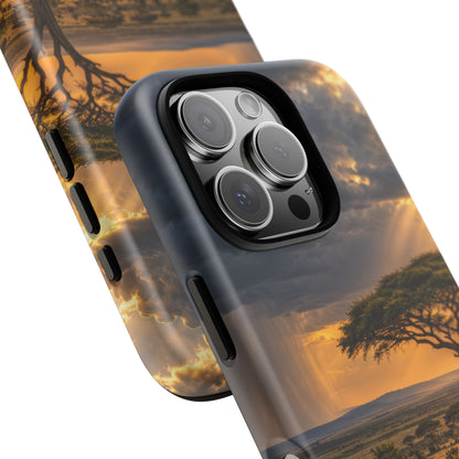 Stormlight on the Mara iPhone Tough Case | african storm