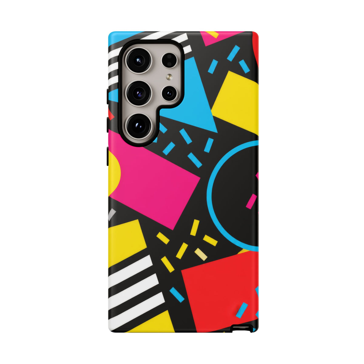 Midnight Confetti Samsung Galaxy Tough Case | Bright Abstract on Black
