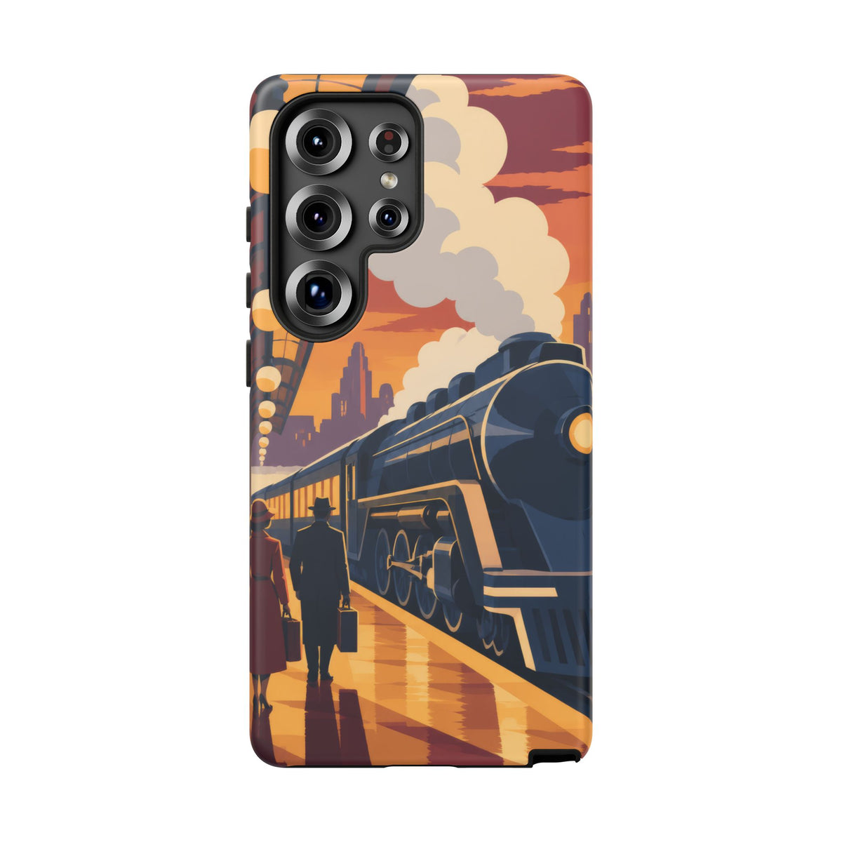 Travel by Train — Night Departure Samsung Galaxy Tough Case | train travel