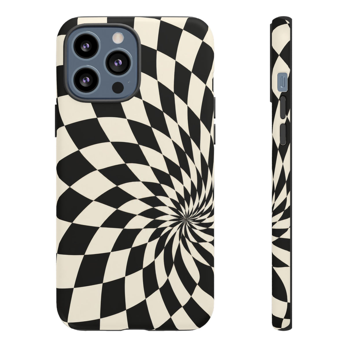 Twist Theory iPhone Tough Case | Optical Checkerboard