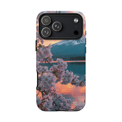 Fuji Petal Reflection iPhone Tough Phone Case