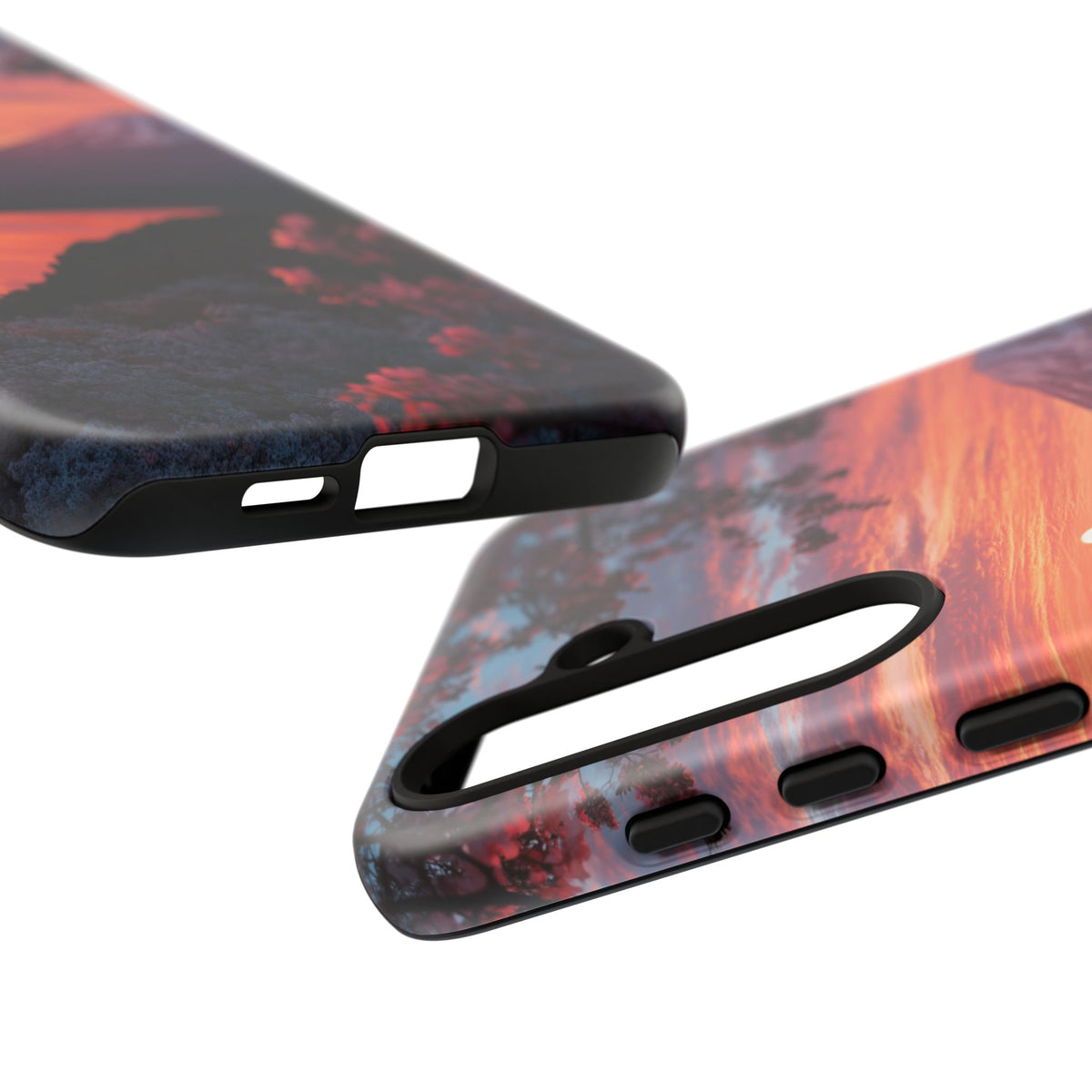 Fuji Moonlit Sakura Samsung Galaxy Tough Phone Case