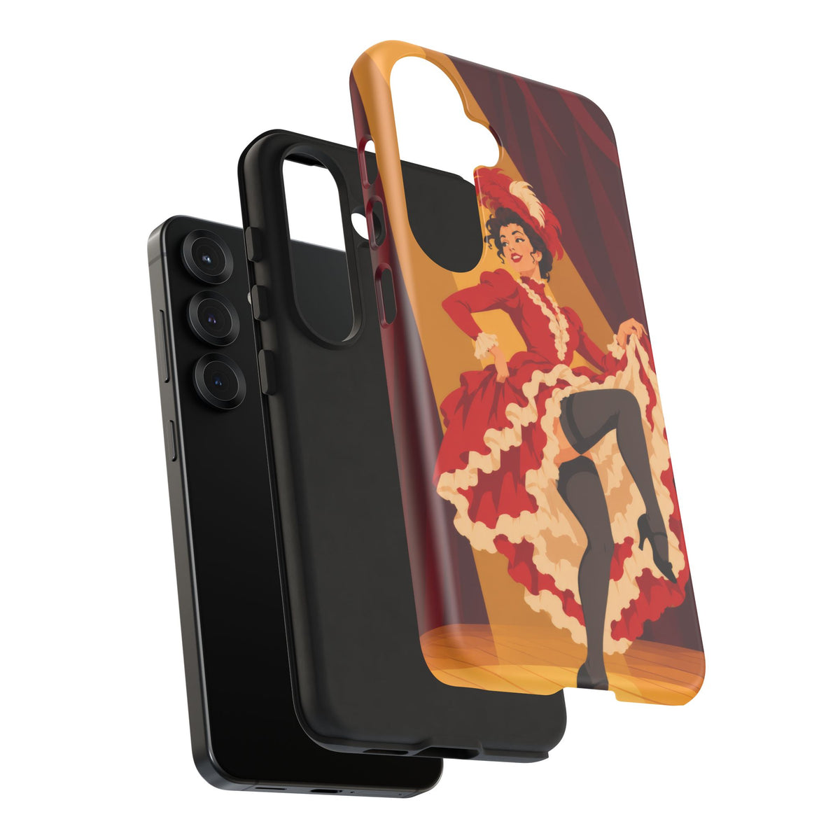 Moulin Rouge Dancer — Crimson Cabaret Samsung Galaxy Tough Case | cabaret dancer