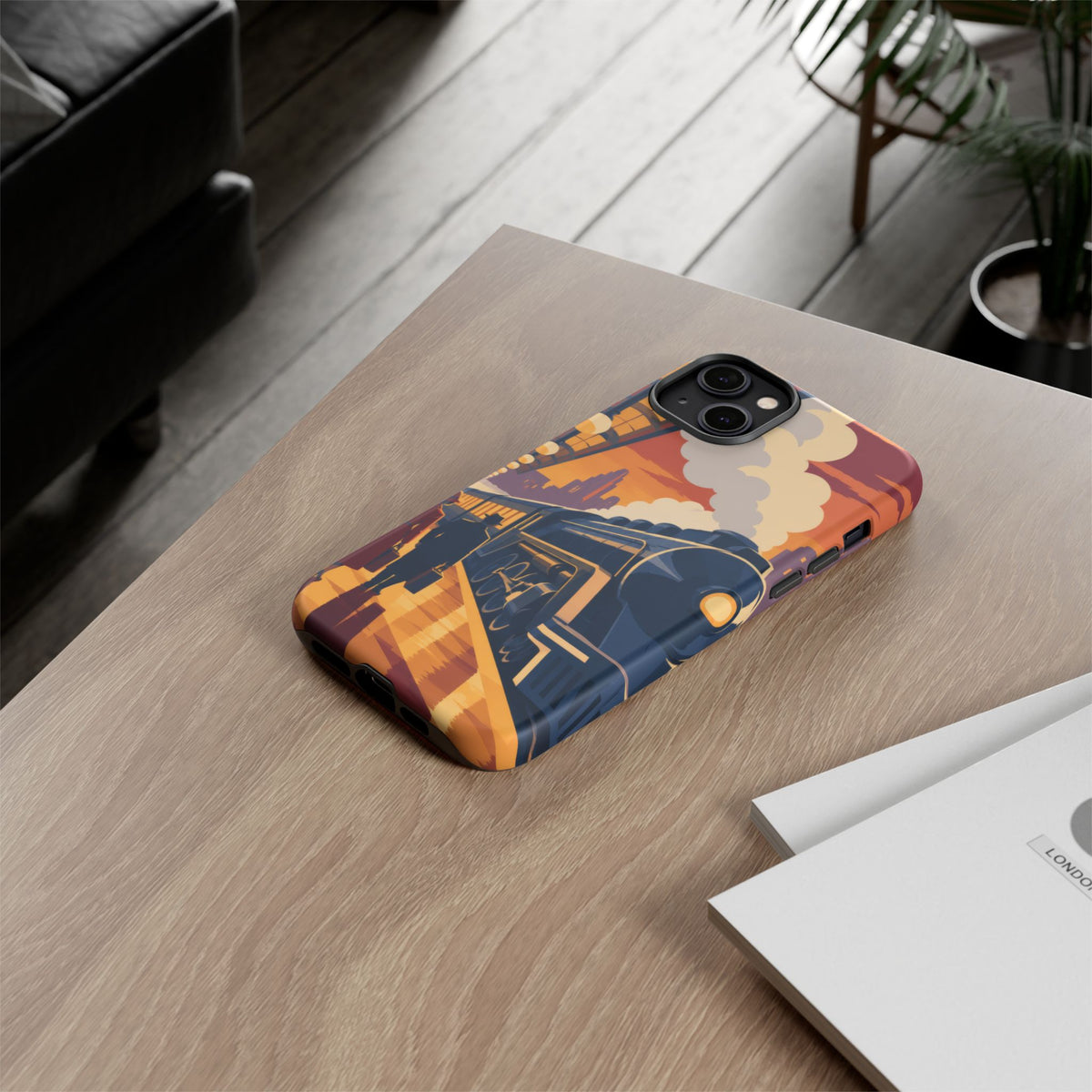 Travel by Train — Night Departure iPhone Tough Case | train travel
