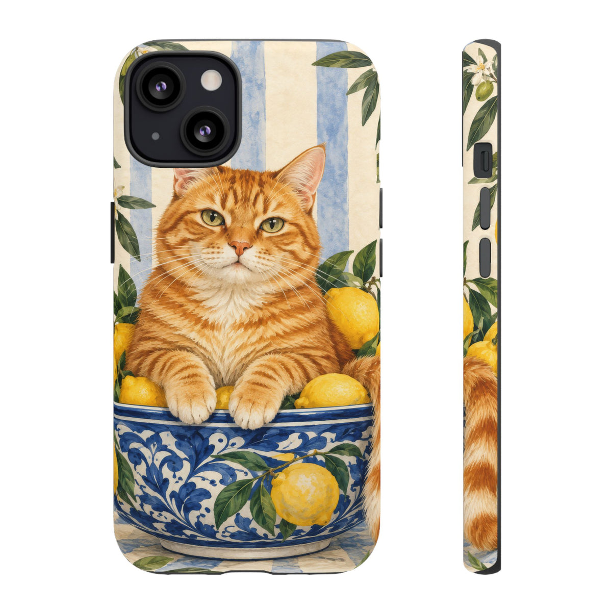 Citrus Inspector iPhone Tough Case | ginger cat