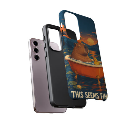 Minor Inconvenience Samsung Galaxy Tough Case | funny capybara