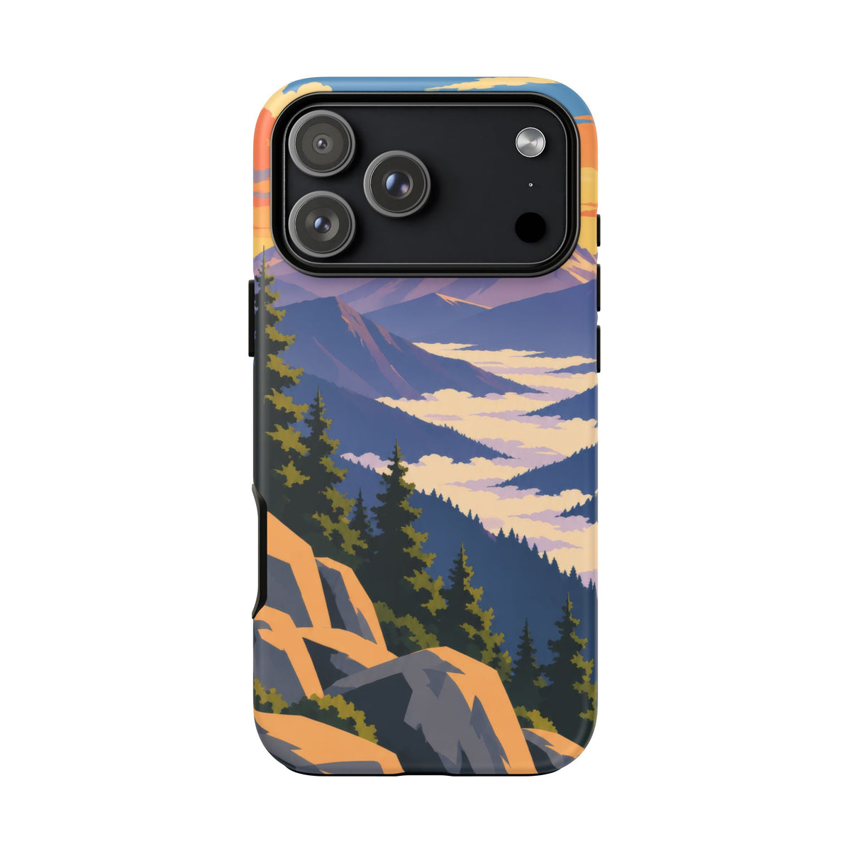 Misty Mountains — Amethyst Pass iPhone Tough Case